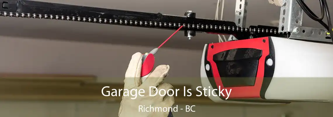 Garage Door Is Sticky Richmond - BC