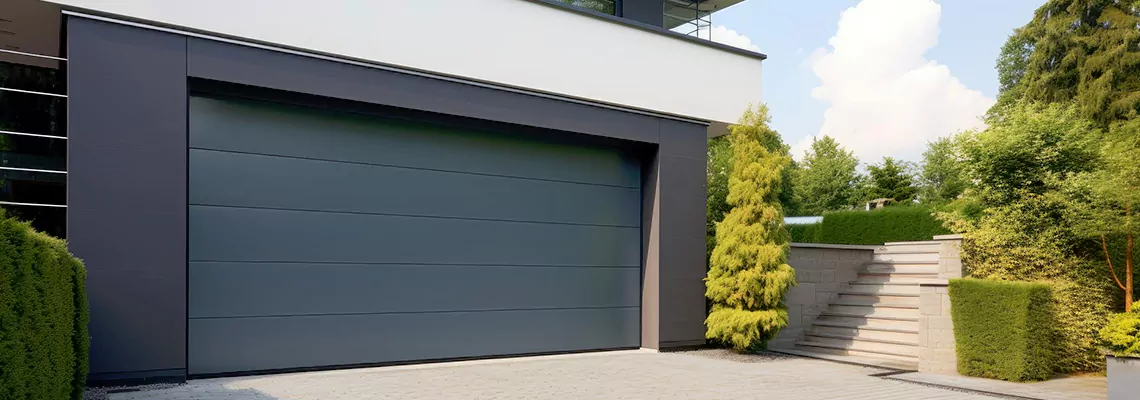 Haas Galvanized Steel Garage Door in Richmond, BC