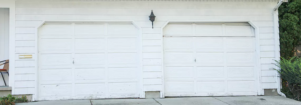Roller Garage Door Dropped Down Replacement in Richmond, BC