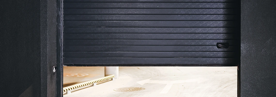 Residential Black Garage Door Installation in Richmond, BC